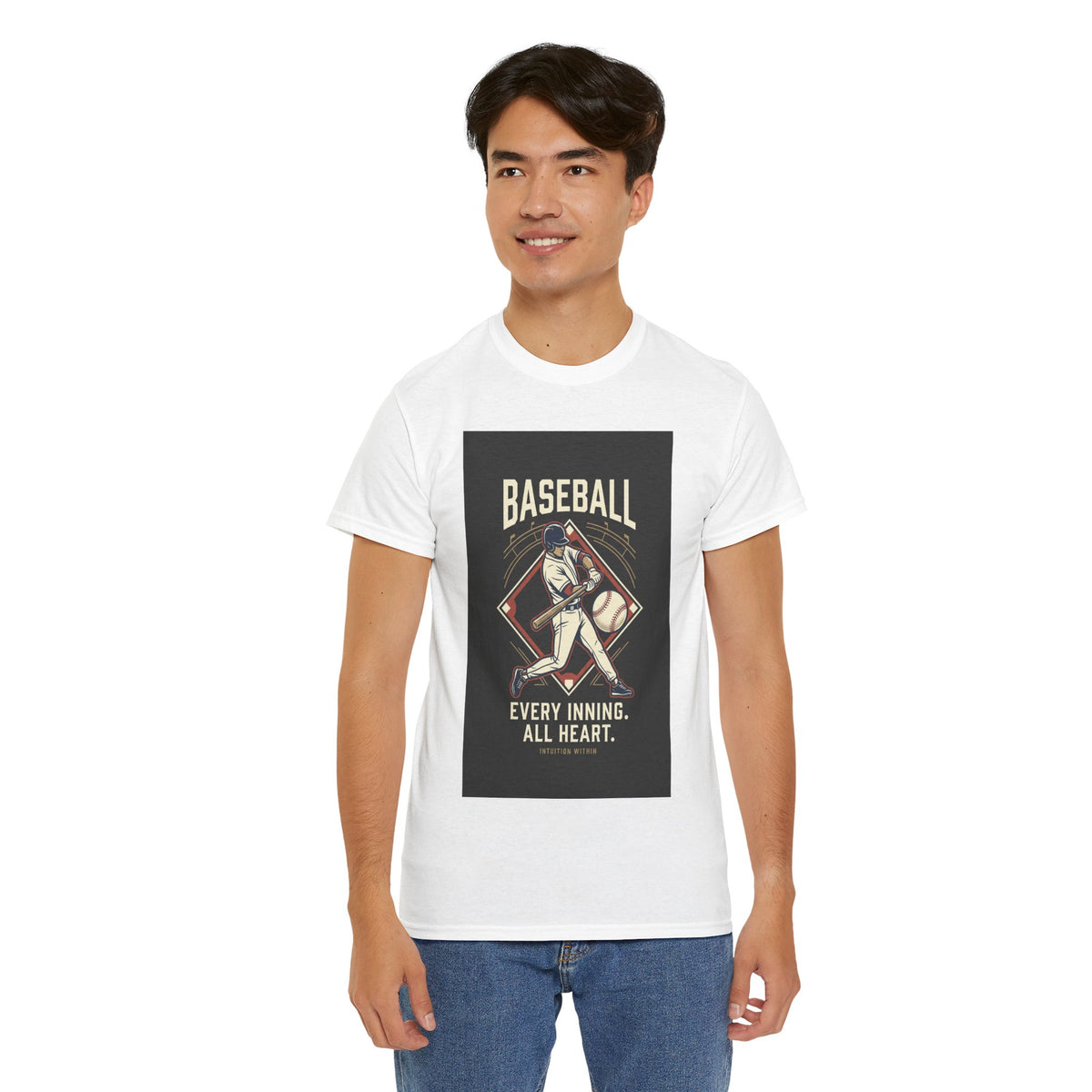 Every Inning, All Heart Baseball T-Shirt