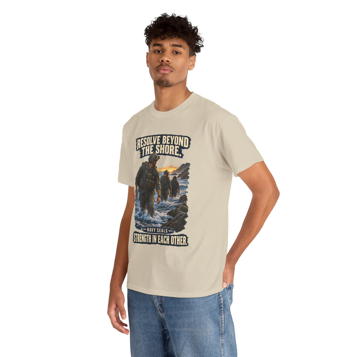 Resolve Beyond the Shore T-Shirt | Navy SEALs Tribute