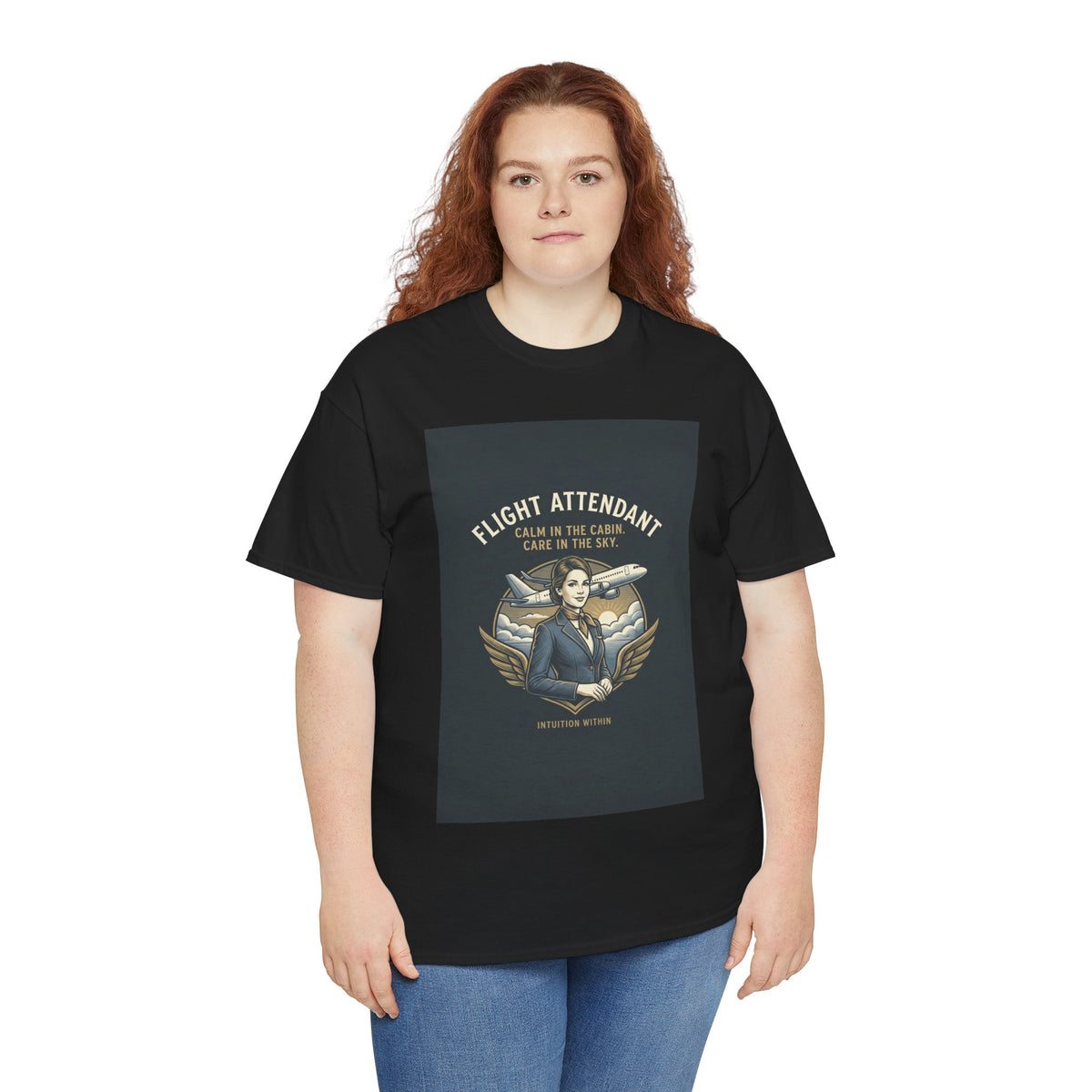 Flight Attendant T-Shirt | Calm in the Cabin