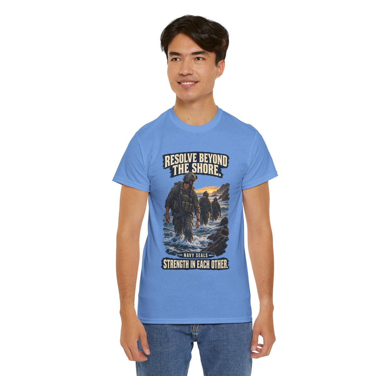 Resolve Beyond the Shore T-Shirt | Navy SEALs Tribute