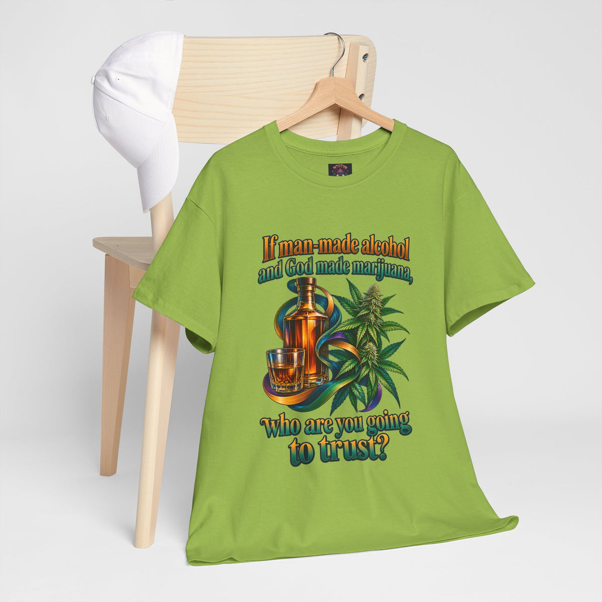 Homemade Alcohol & Cannabis Humor T-Shirt