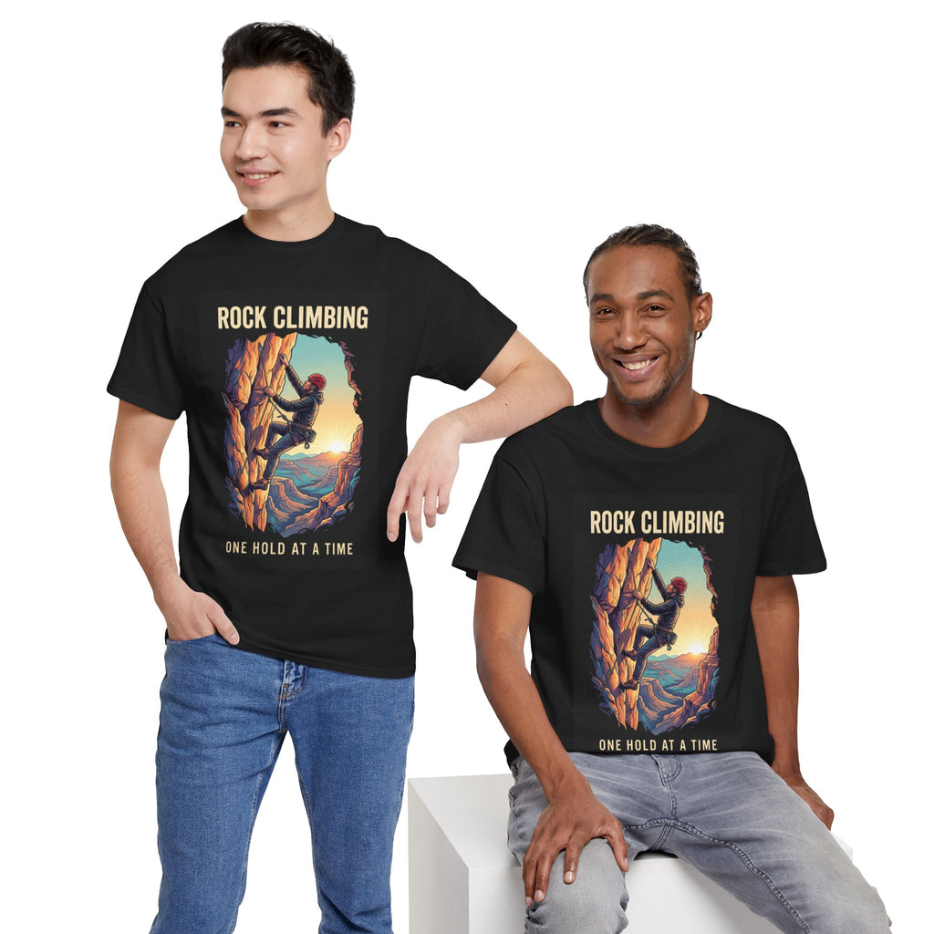 One Hold at a Time Rock Climbing T-Shirt | Outdoor Adventure