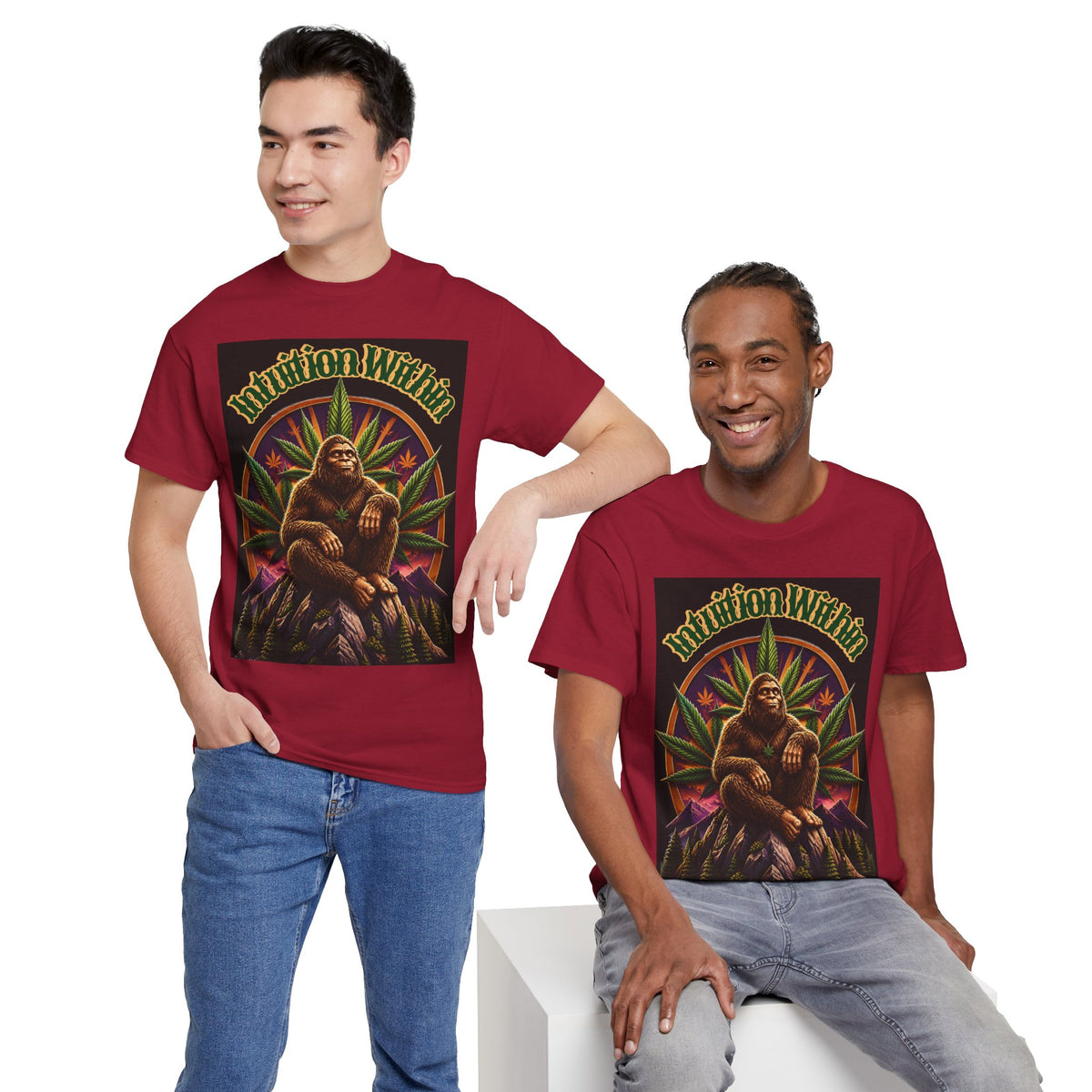 Retro Bigfoot Nature Graphic Tee