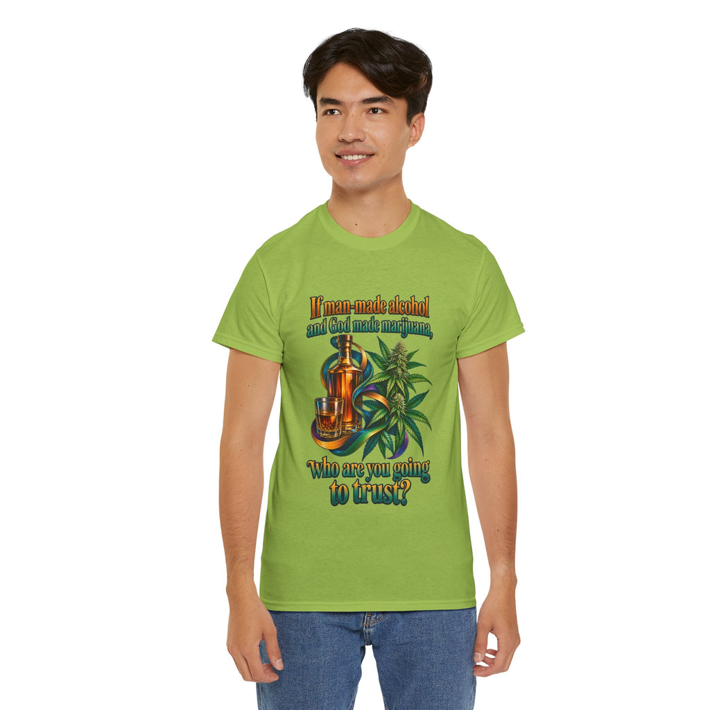 Homemade Alcohol & Cannabis Humor T-Shirt