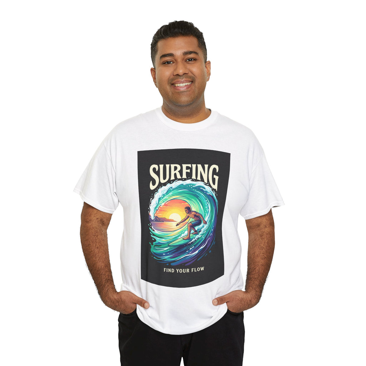 Find Your Flow Surfing T-Shirt | Ocean Adventure