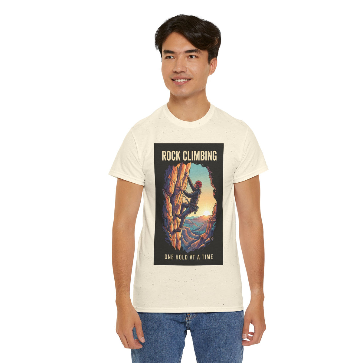 One Hold at a Time Rock Climbing T-Shirt | Outdoor Adventure