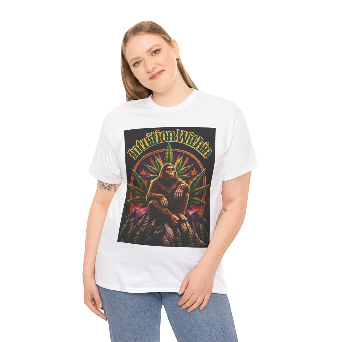 Retro Bigfoot Nature Graphic Tee