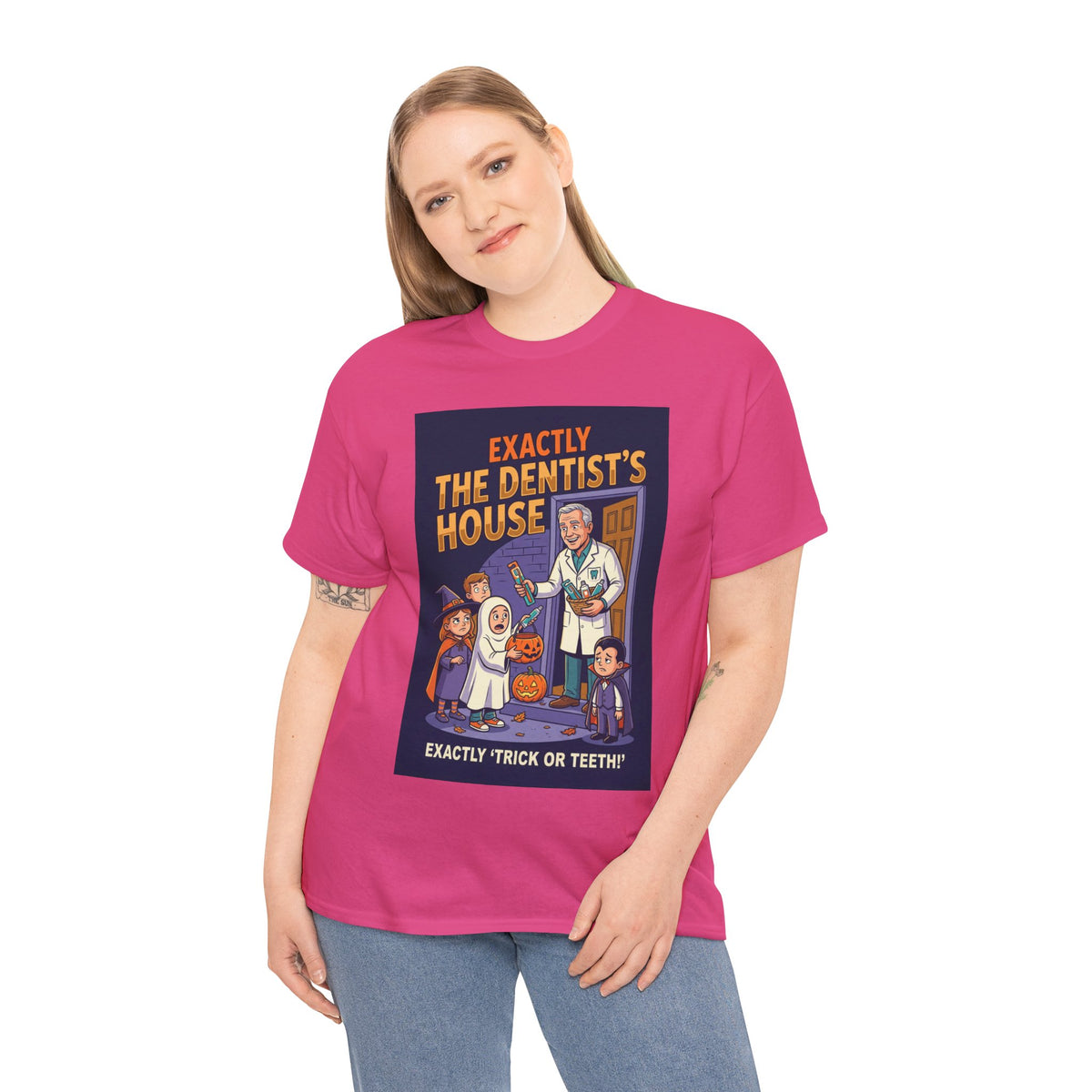 Trick or Teeth! Dentist Halloween T-Shirt | Dental Humor