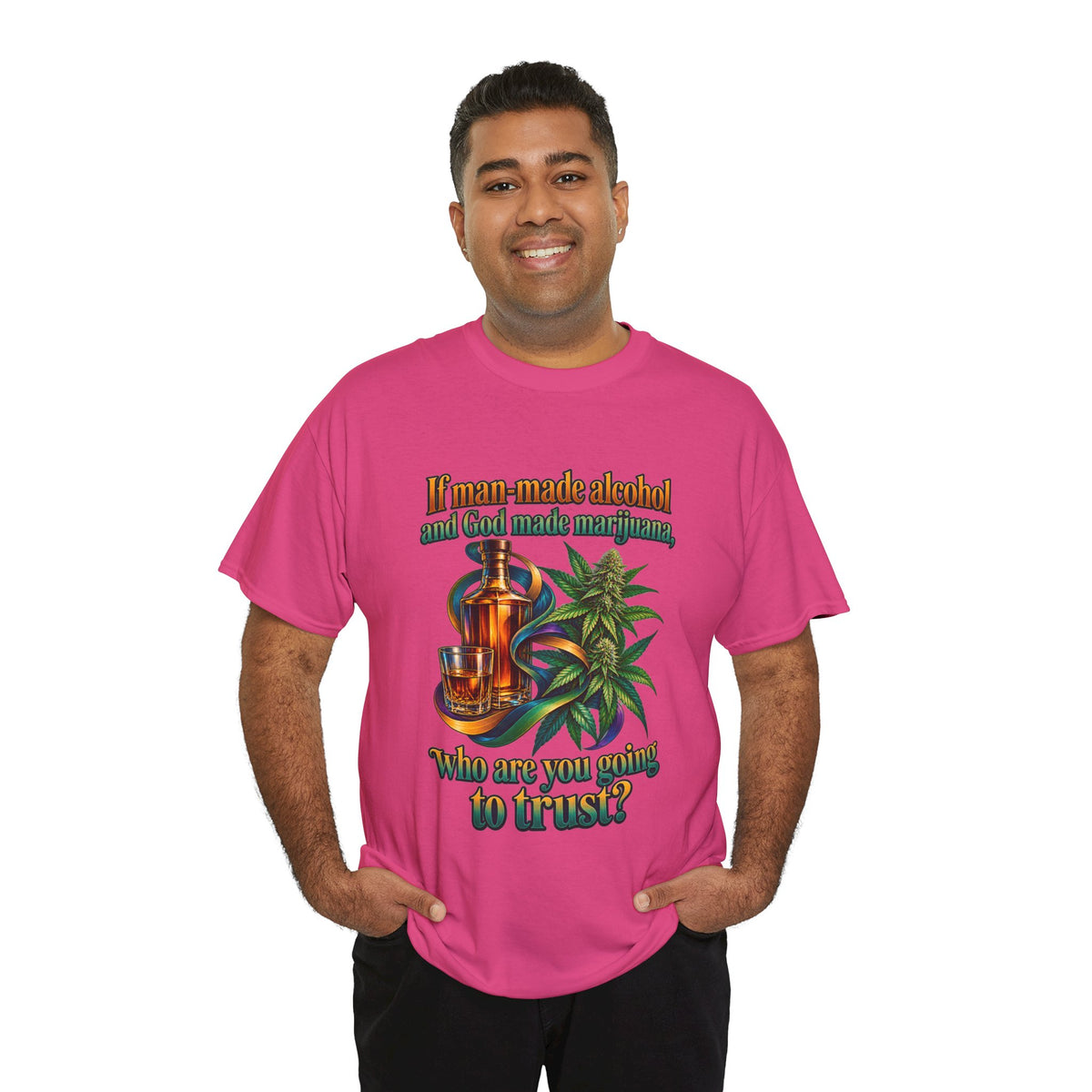 Homemade Alcohol & Cannabis Humor T-Shirt