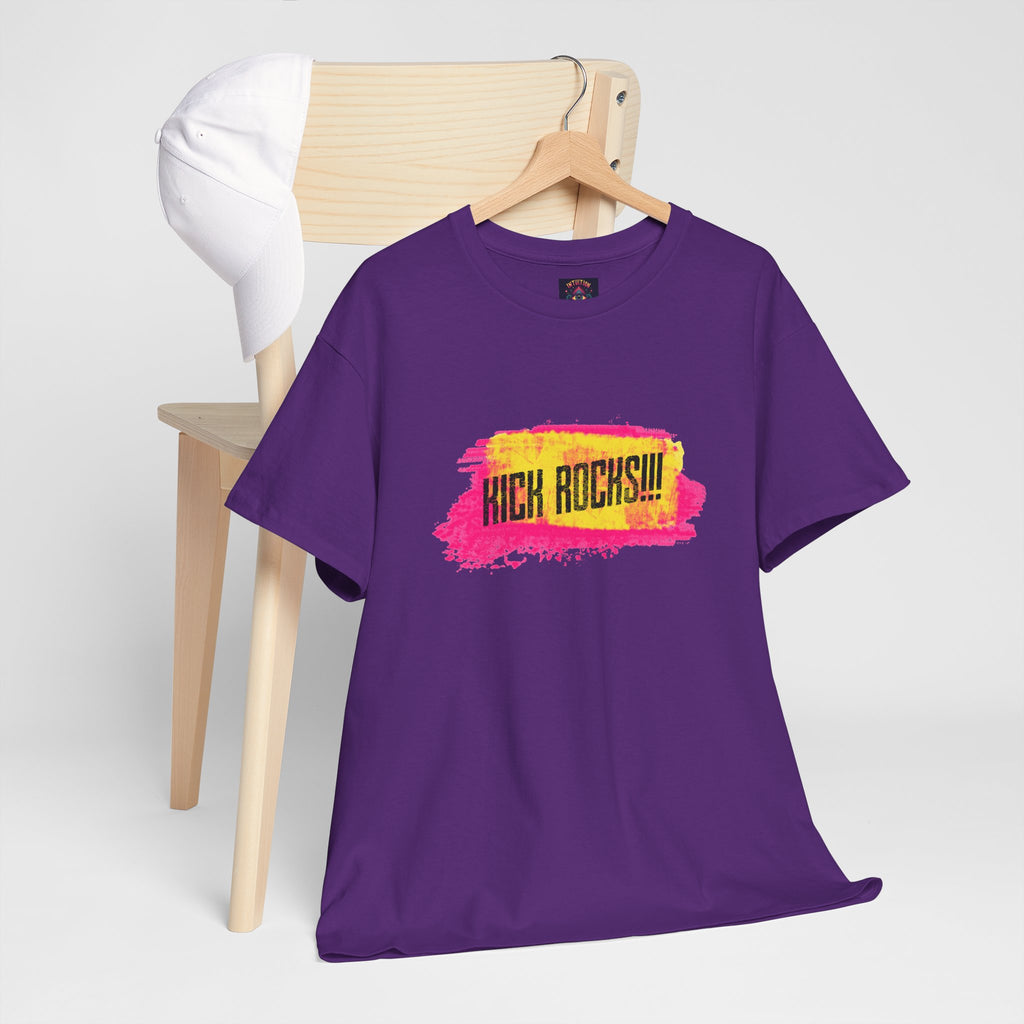 Kick Rocks Brushstroke Tee – Front Print | Intuition Within