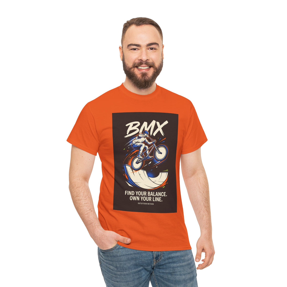 Find Your Balance, Own Your Line BMX T-Shirt