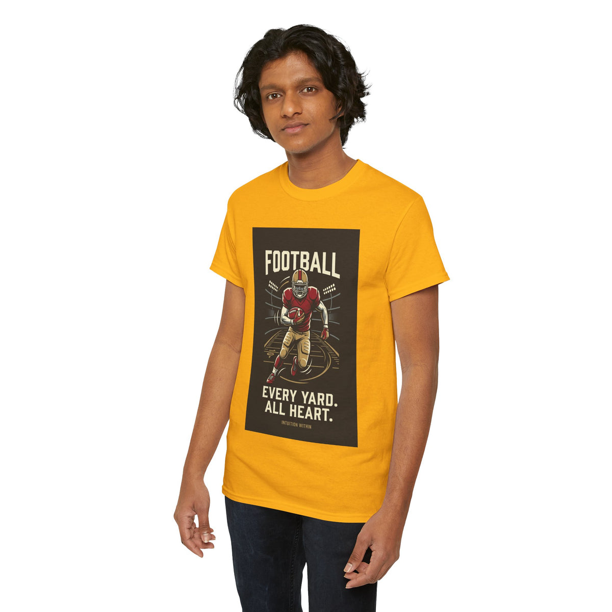 Every Yard, All Heart Football T-Shirt