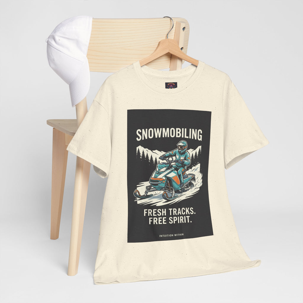 Fresh Tracks, Free Spirit Snowmobiling T-Shirt
