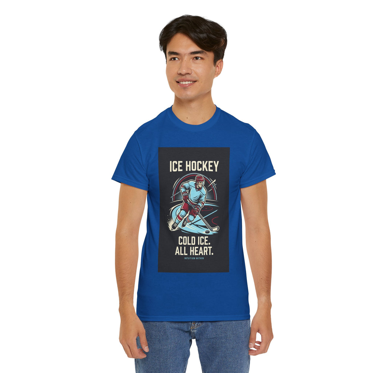 Cold Ice, All Heart Ice Hockey T-Shirt