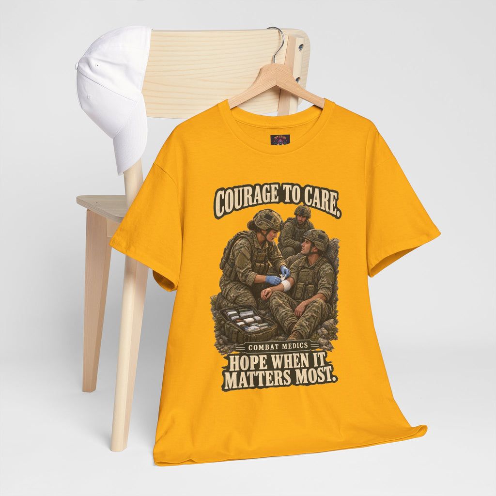 Courage to Care Combat Medic T-Shirt | Military Tribute