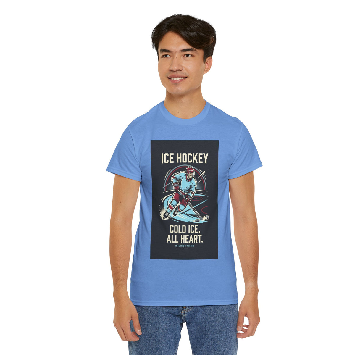 Cold Ice, All Heart Ice Hockey T-Shirt
