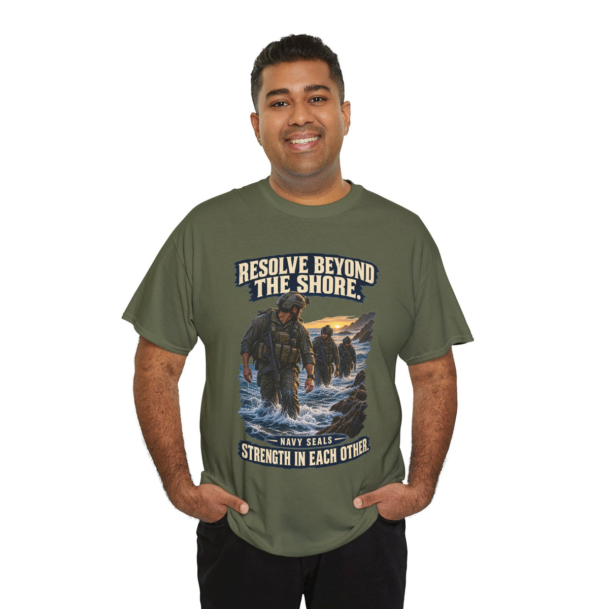 Resolve Beyond the Shore T-Shirt | Navy SEALs Tribute