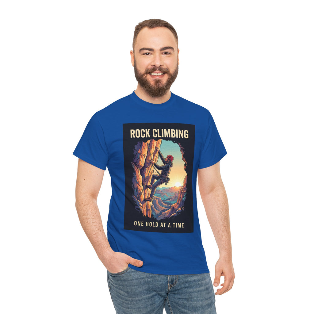 One Hold at a Time Rock Climbing T-Shirt | Outdoor Adventure