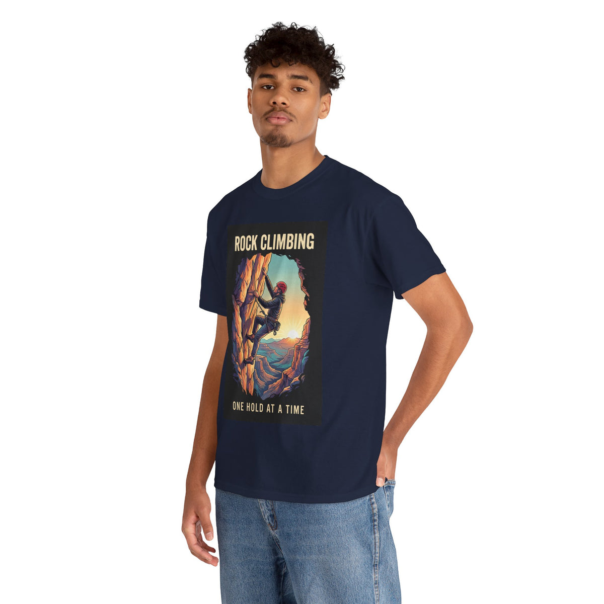 One Hold at a Time Rock Climbing T-Shirt | Outdoor Adventure