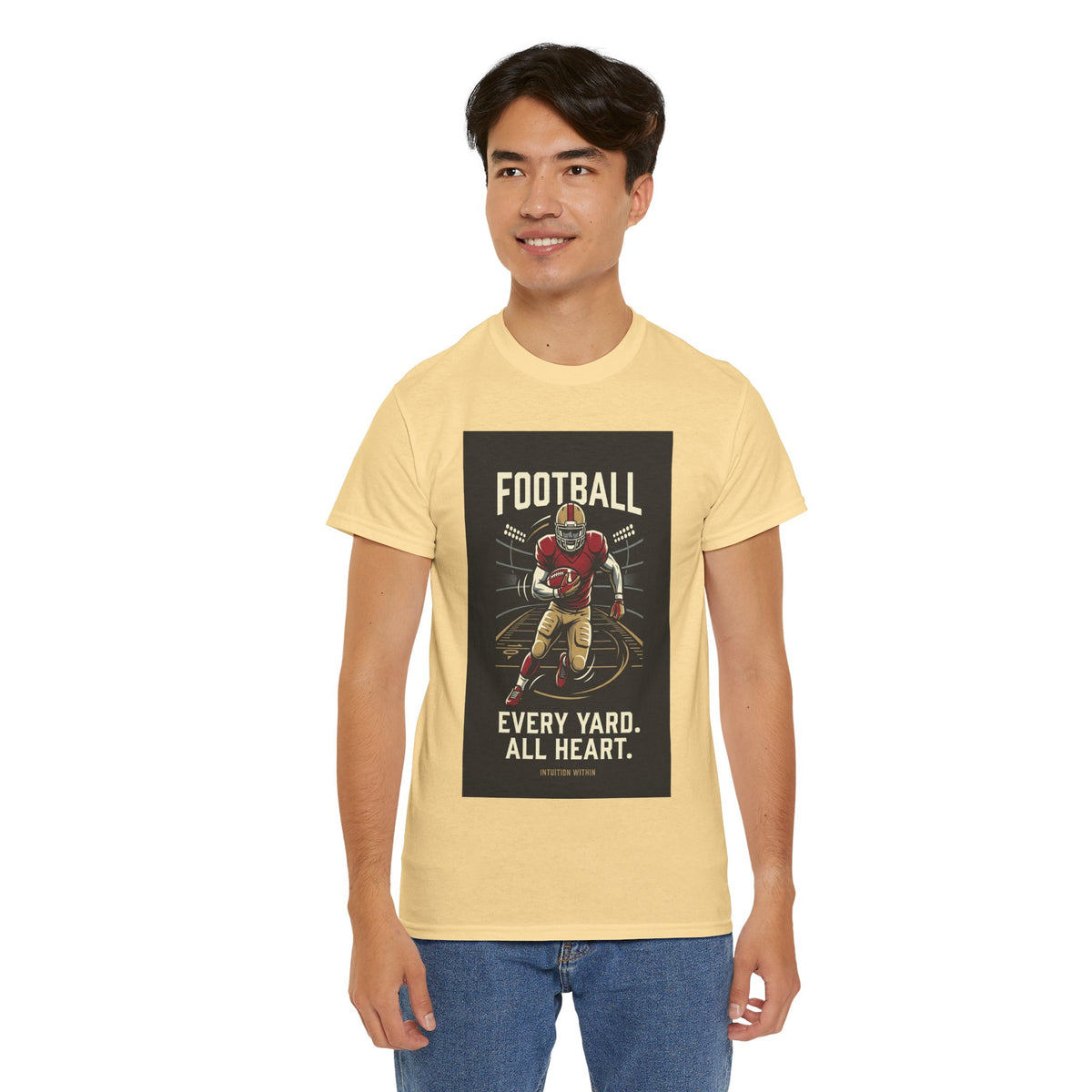 Every Yard, All Heart Football T-Shirt