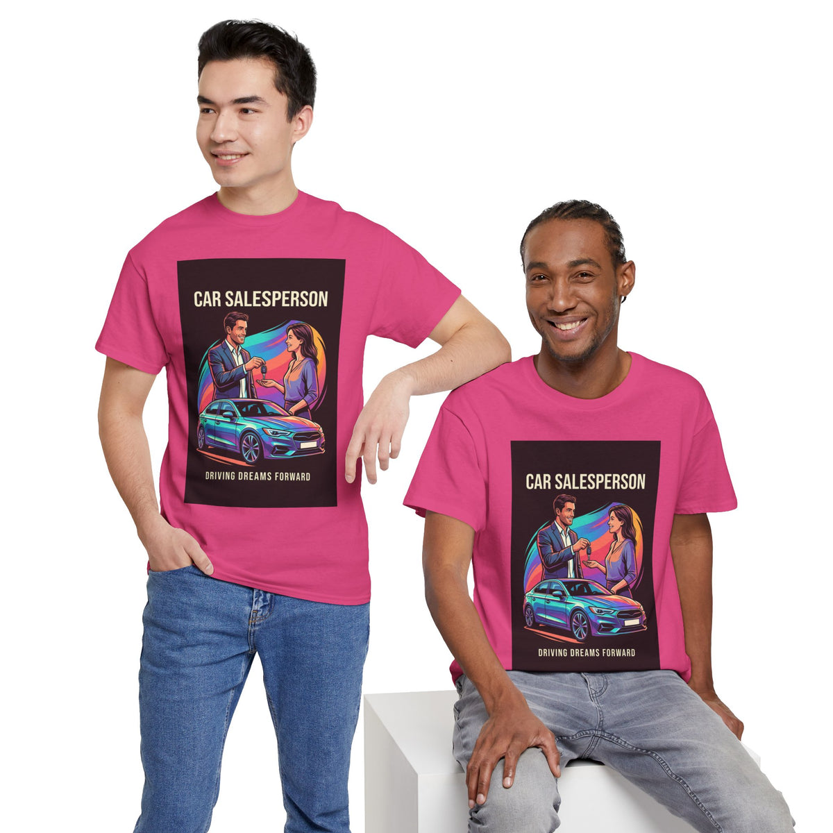 Driving Dreams Forward Car Salesperson T-Shirt