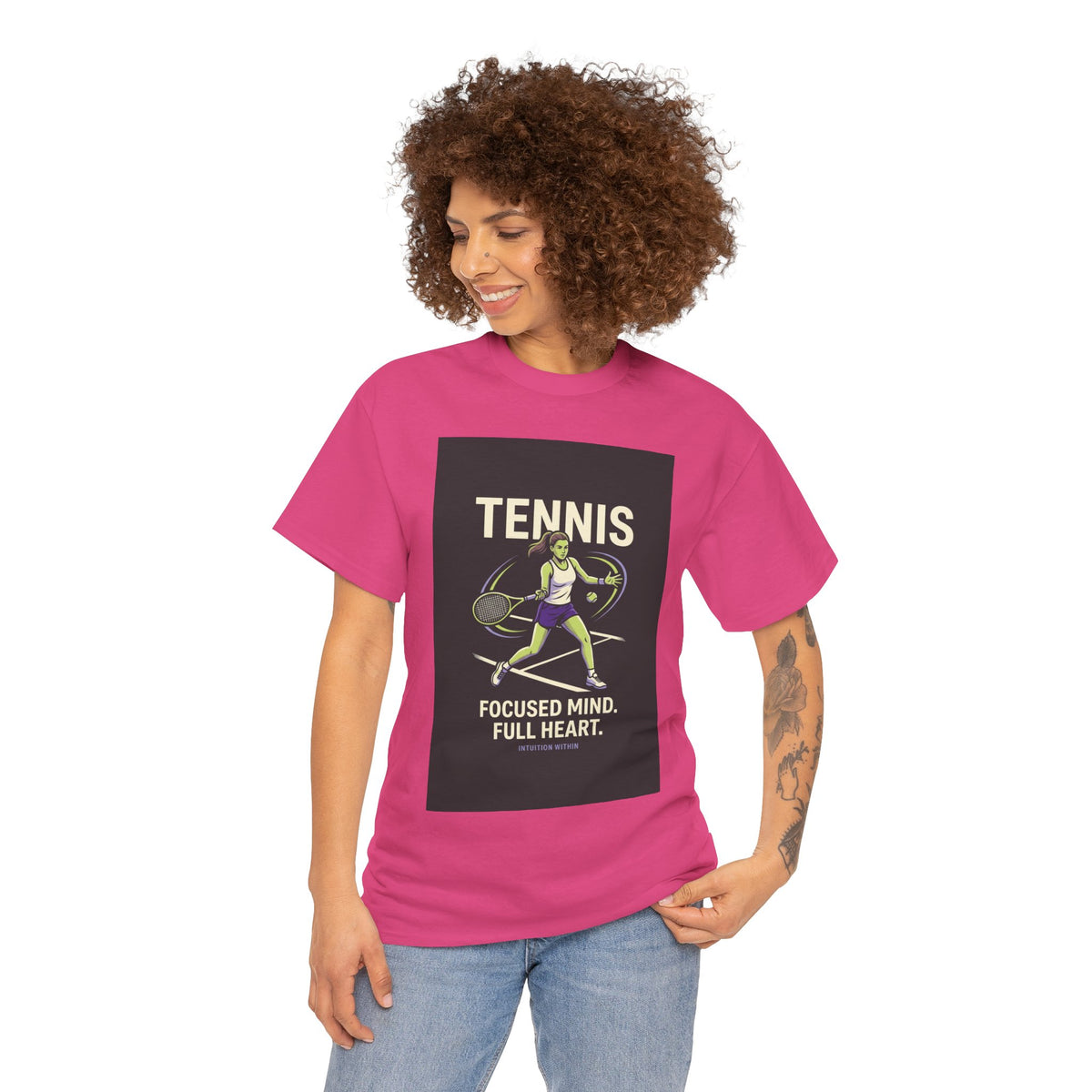 Focused Mind, Full Heart Tennis T-Shirt
