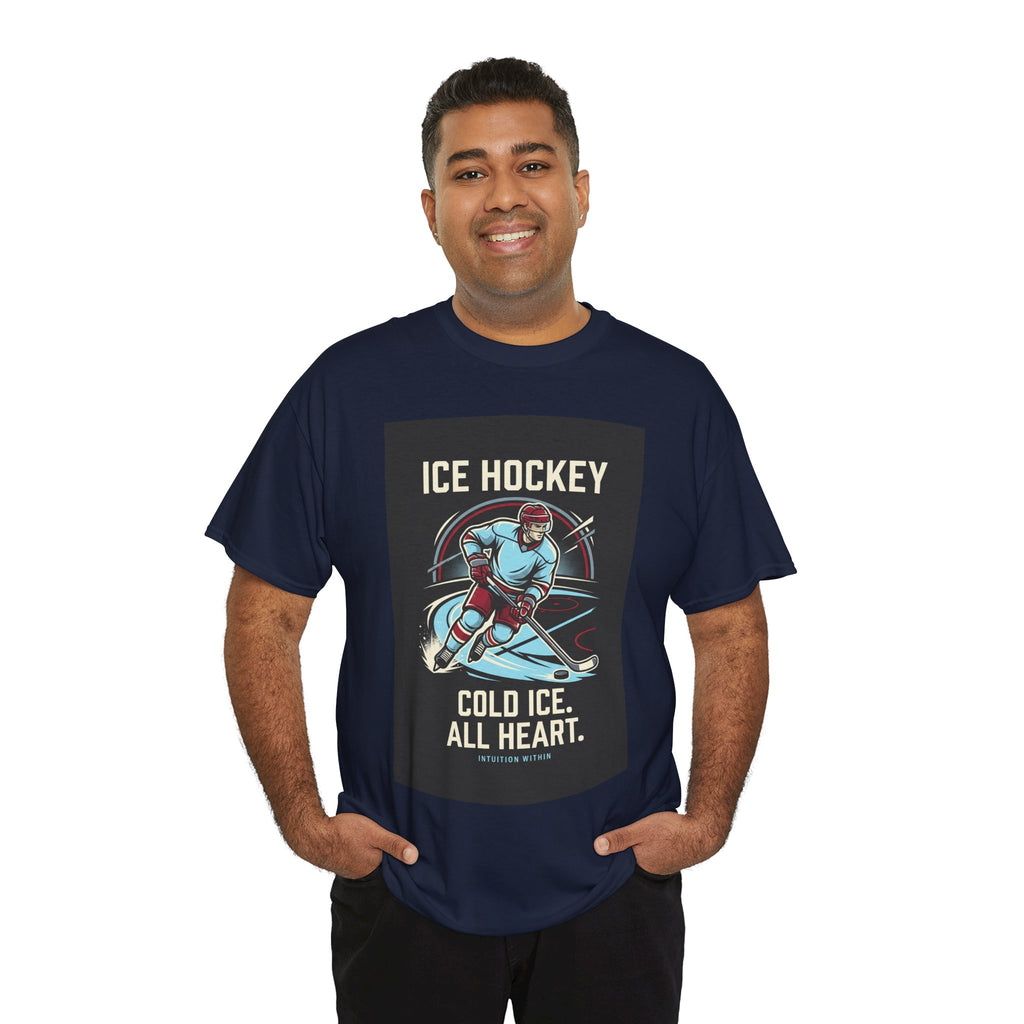 Cold Ice, All Heart Ice Hockey T-Shirt