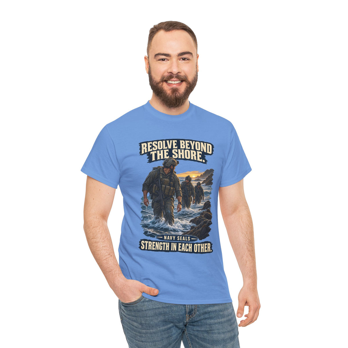 Resolve Beyond the Shore T-Shirt | Navy SEALs Tribute