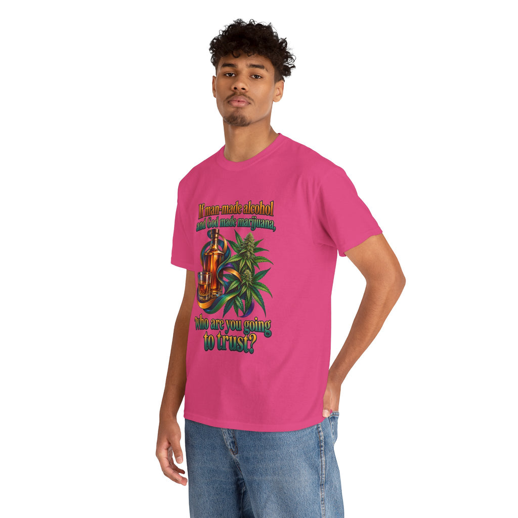 Homemade Alcohol & Cannabis Humor T-Shirt