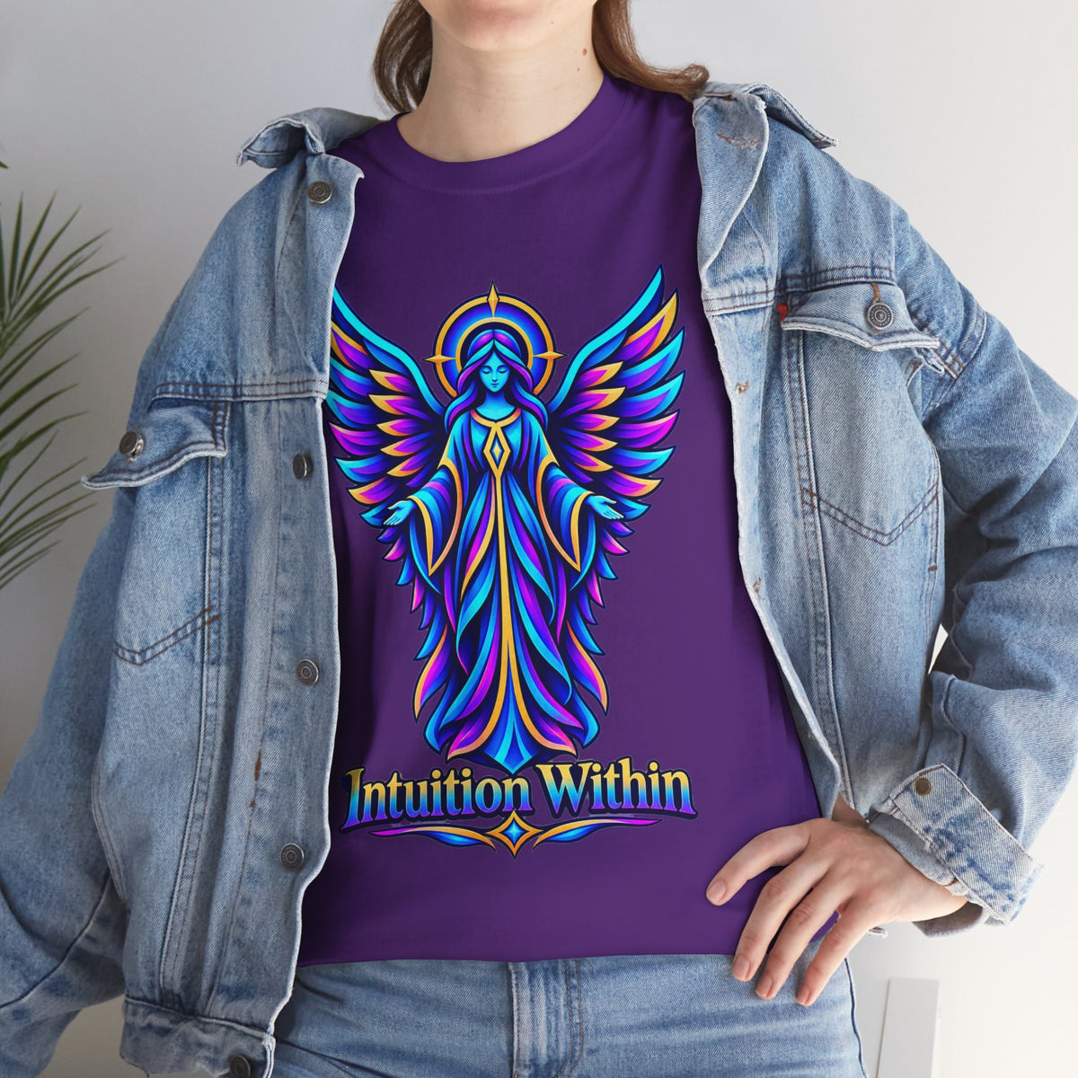 Intuition Within Angel Wings T-Shirt | Trust Your Inner Voice