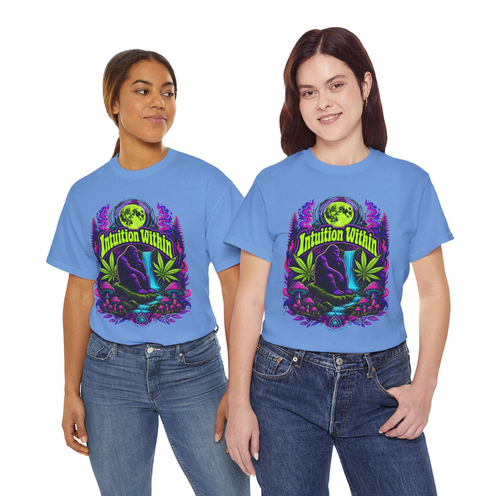 Moonlit Bigfoot Waterfall Graphic Tee