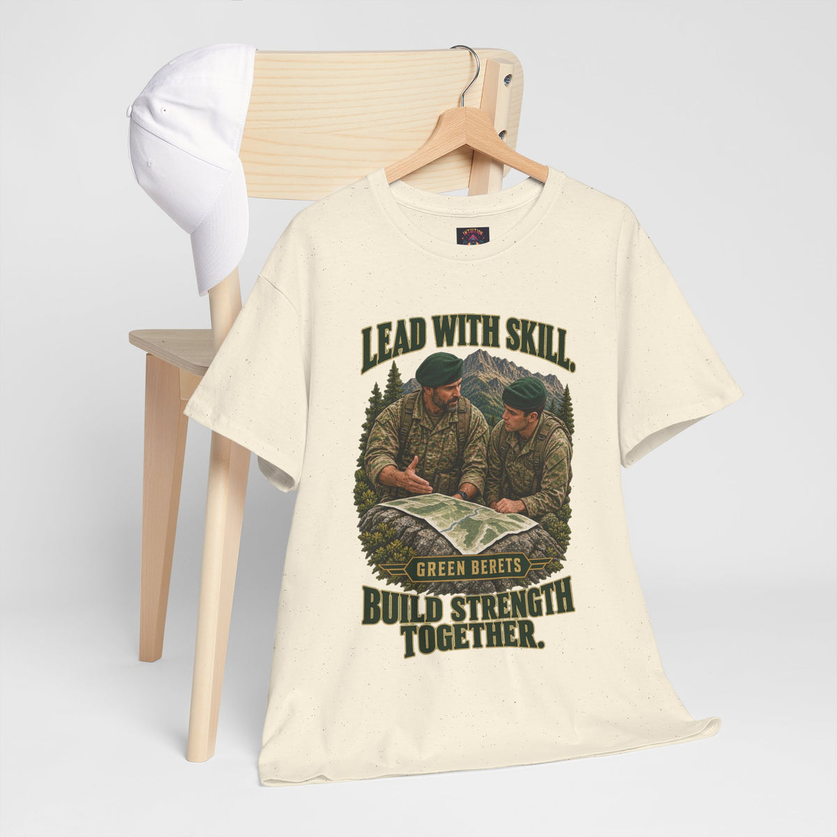 Green Berets Tribute T-Shirt | Lead with Skill, Build Strength Together