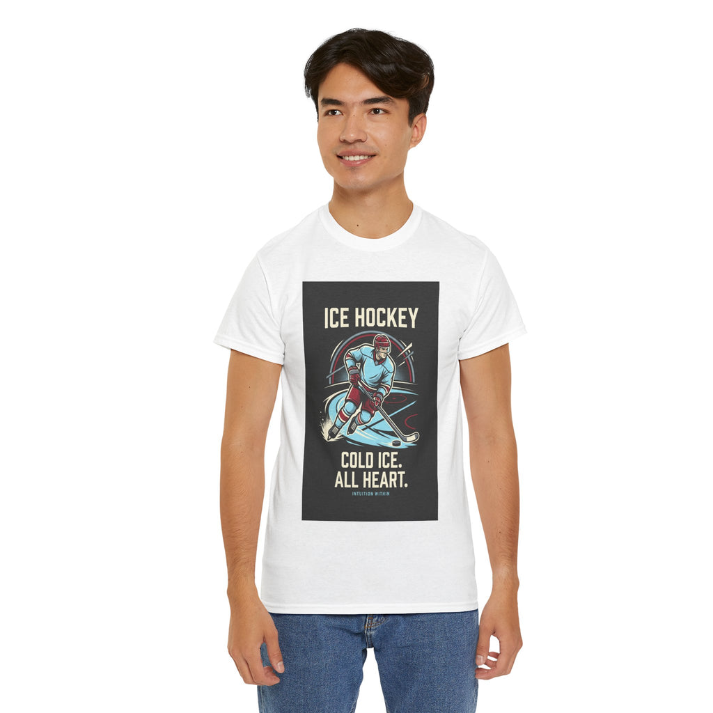 Cold Ice, All Heart Ice Hockey T-Shirt