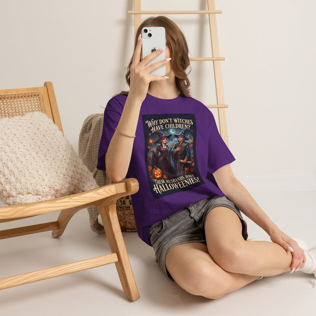 Halloweenies Witch Joke T-Shirt | Cheeky Halloween Humor