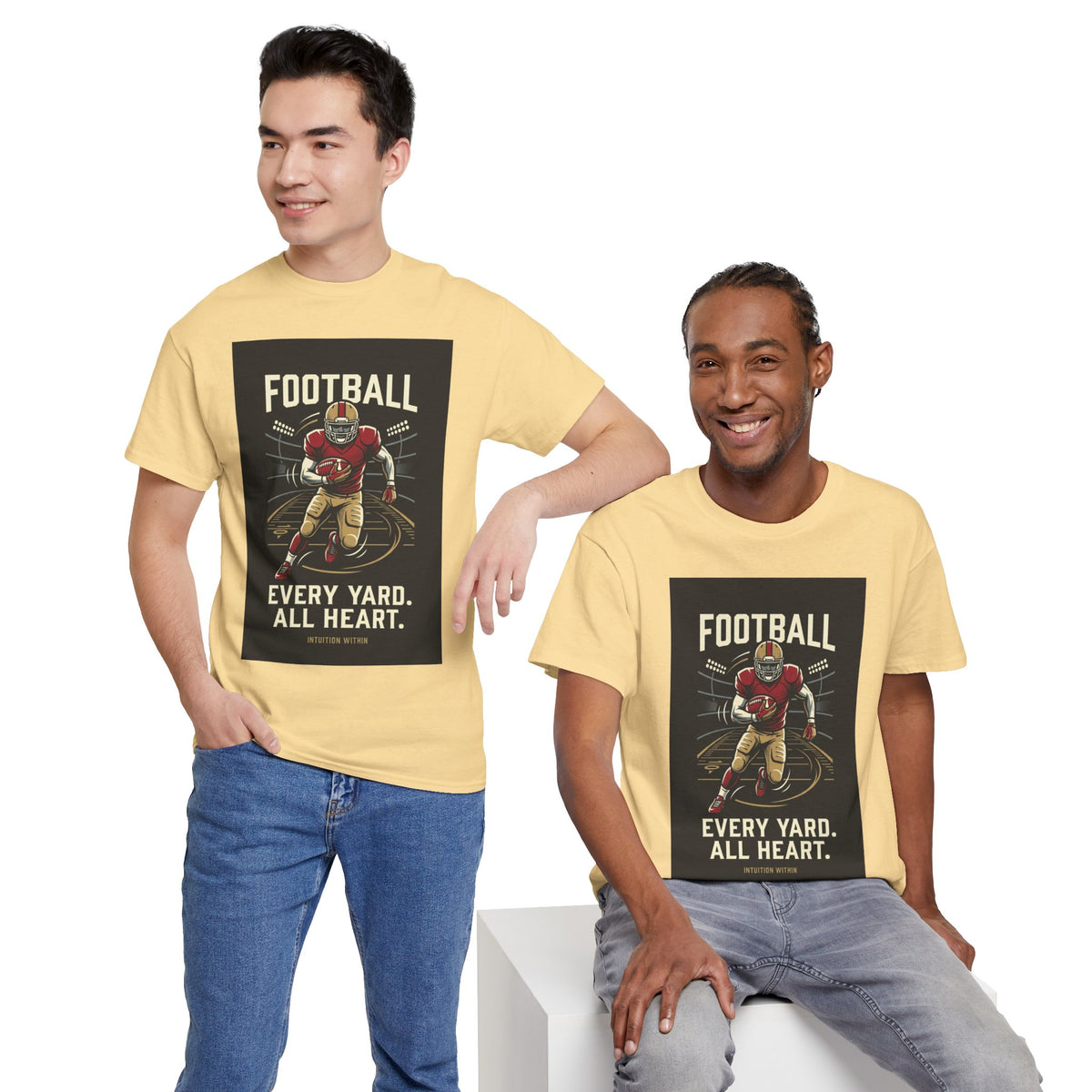 Every Yard, All Heart Football T-Shirt