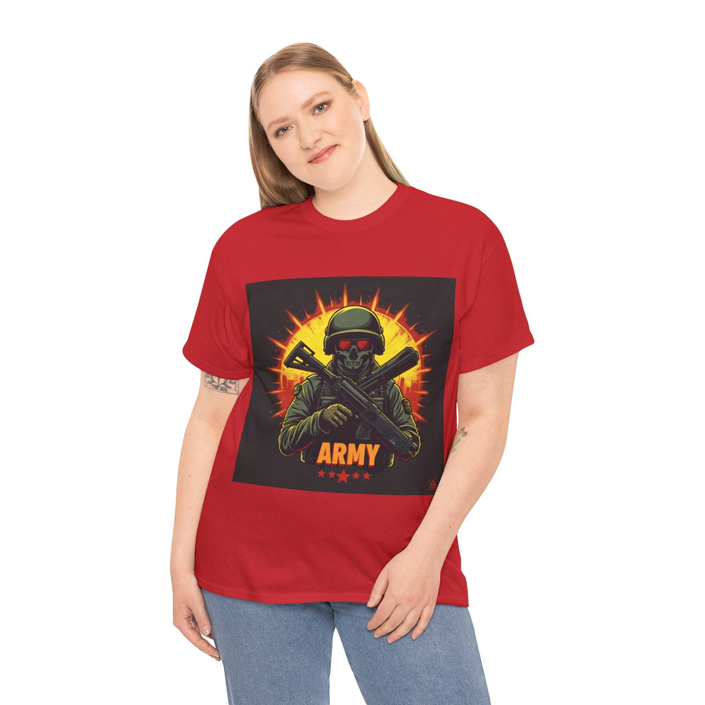 Army Skull Graphic T-Shirt