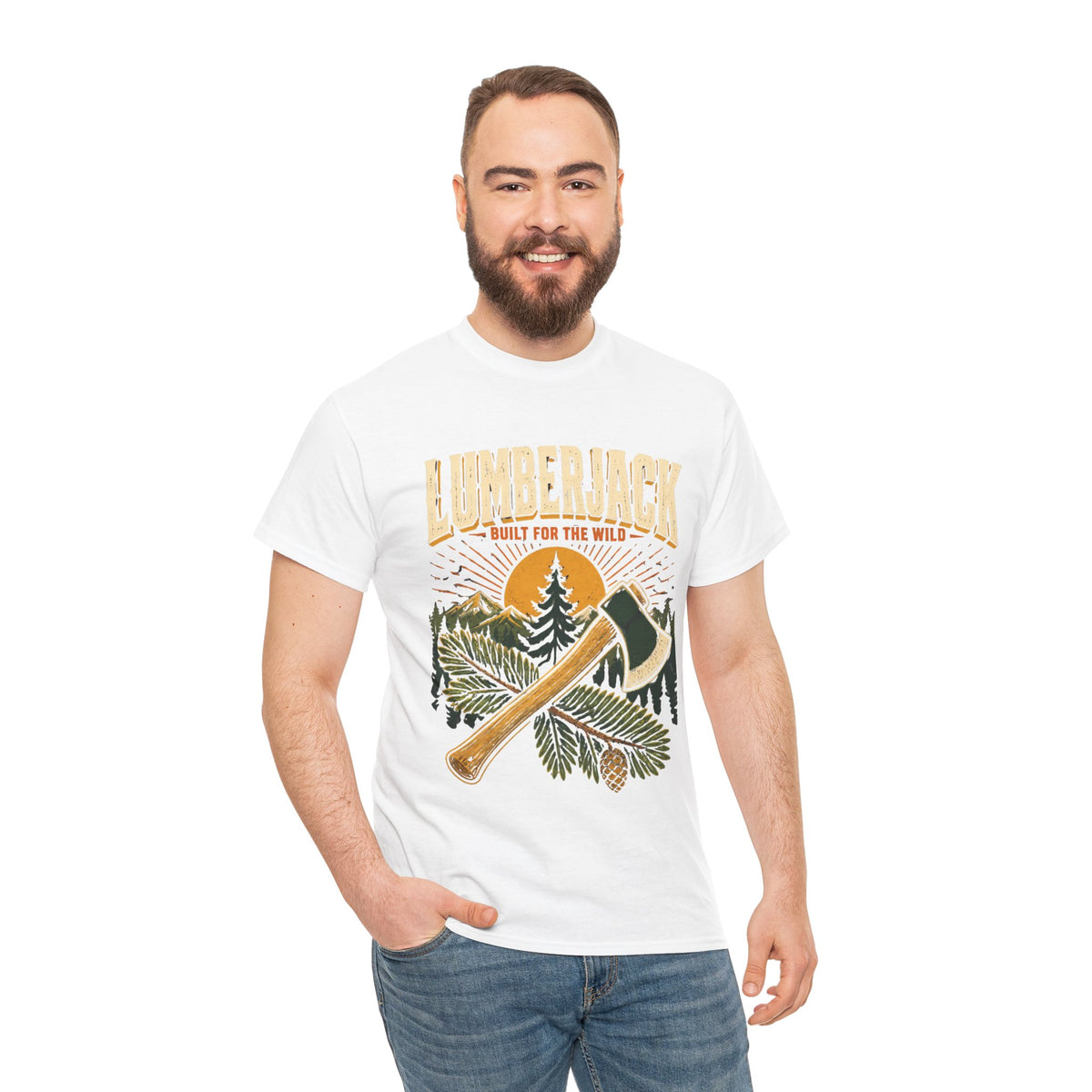 Lumberjack Built for the Wild Tribute Tee