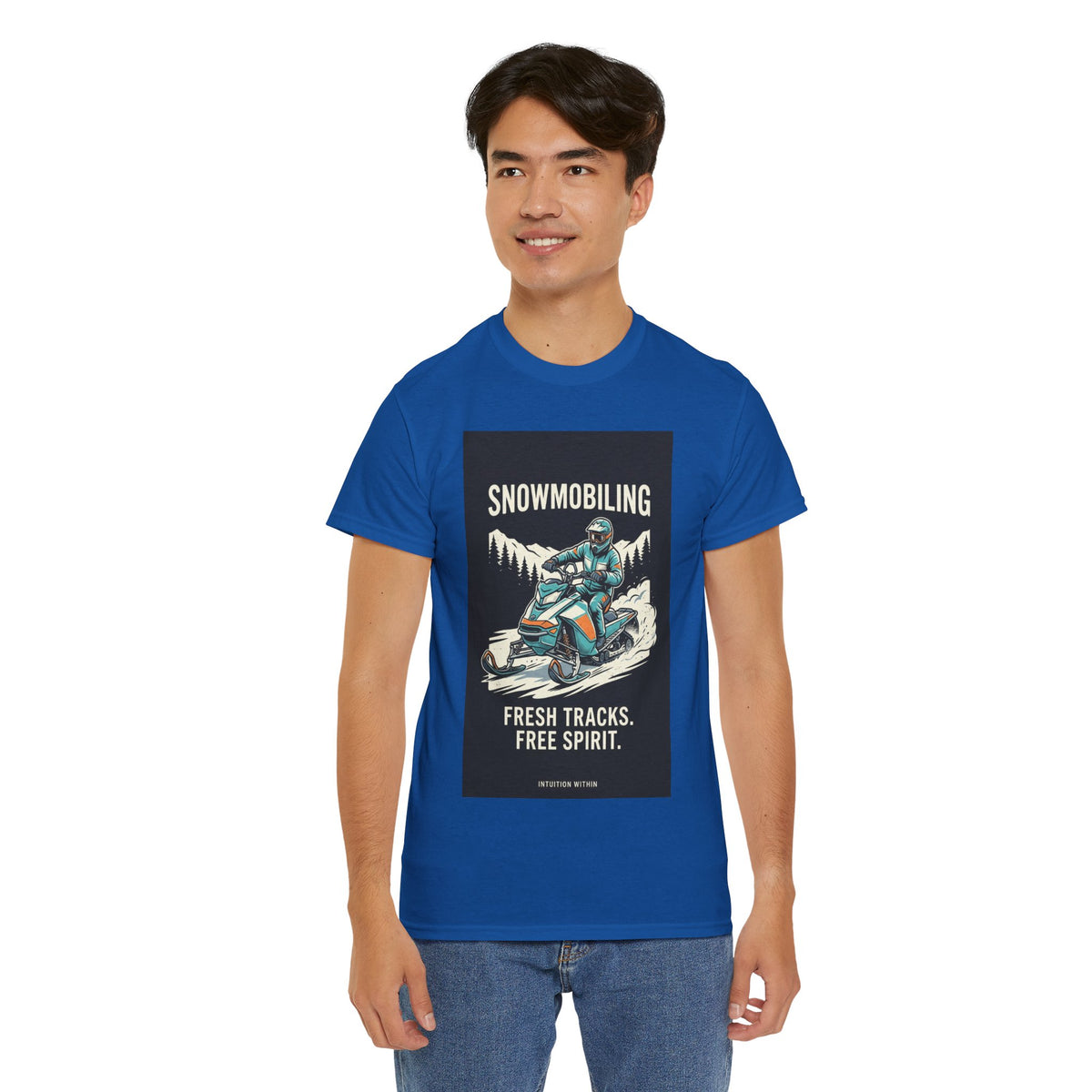 Fresh Tracks, Free Spirit Snowmobiling T-Shirt