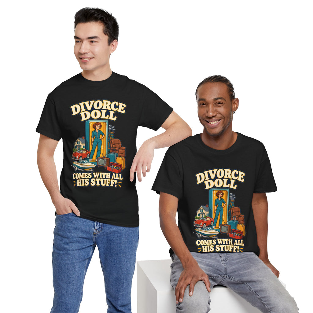 Comes With All His Stuff Funny Divorce T-Shirt