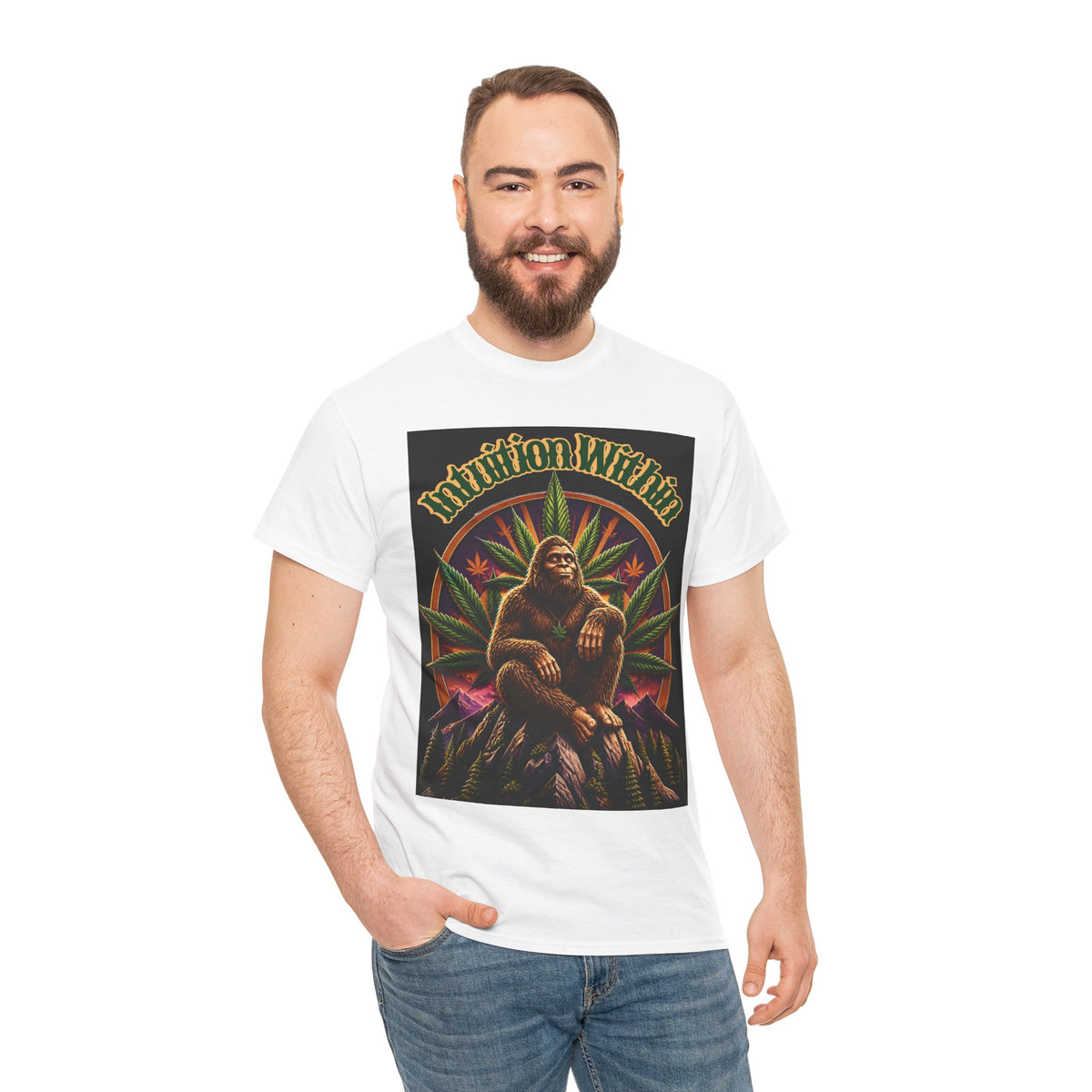 Retro Bigfoot Nature Graphic Tee
