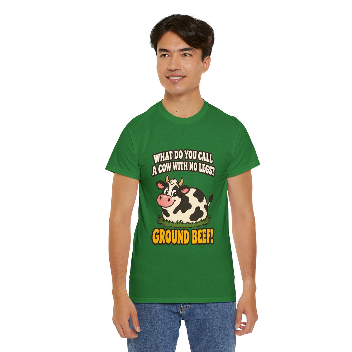 Ground Beef Cow Pun T-Shirt | Dad Joke Humor