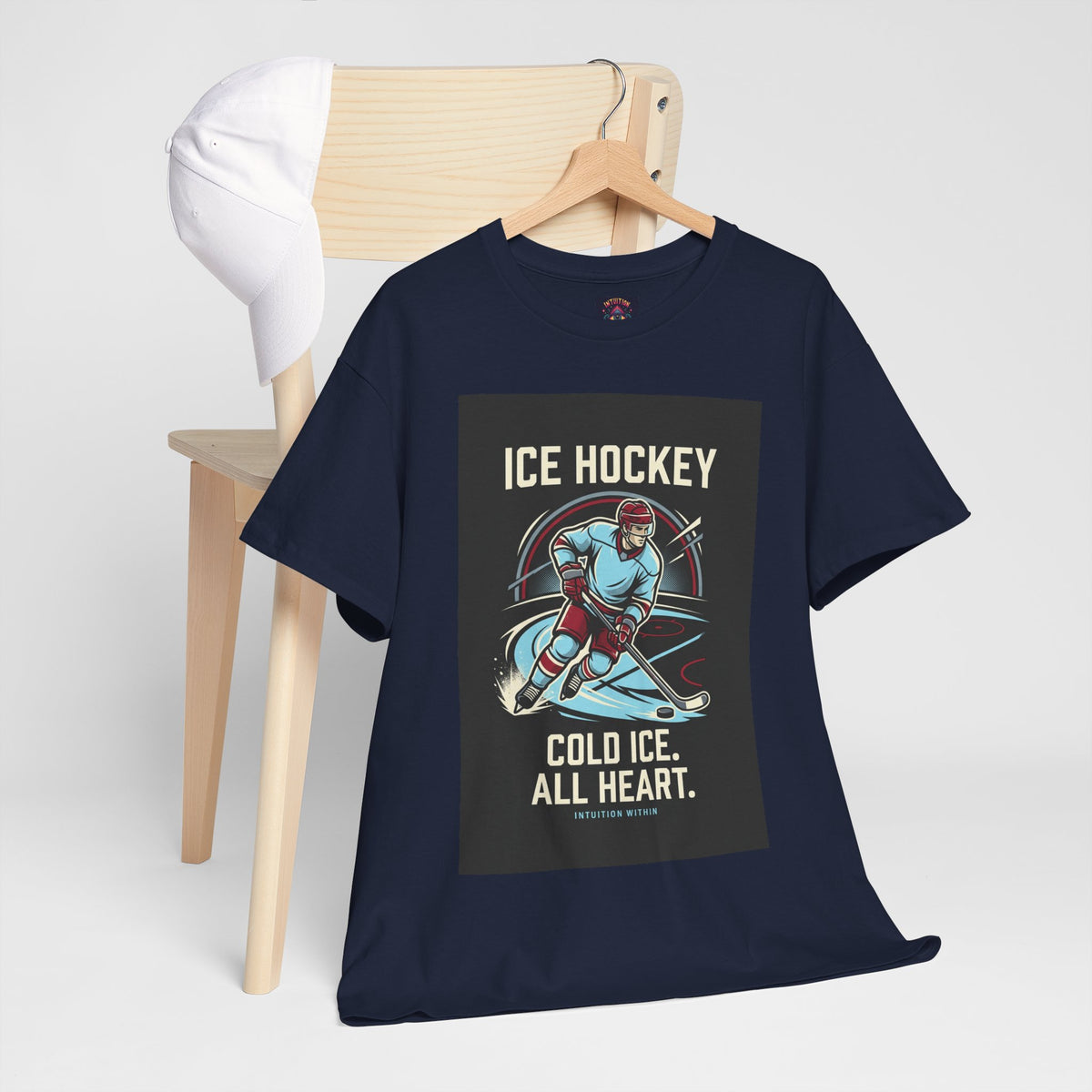 Cold Ice, All Heart Ice Hockey T-Shirt