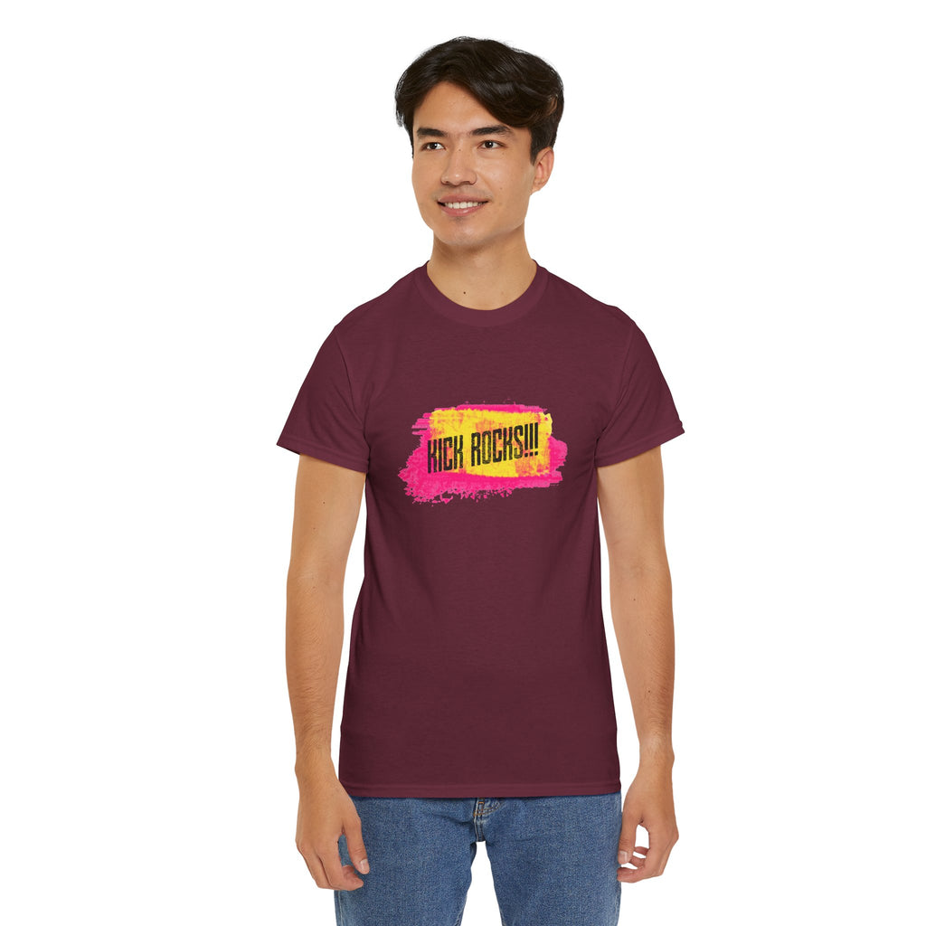Kick Rocks Brushstroke Tee – Front Print | Intuition Within