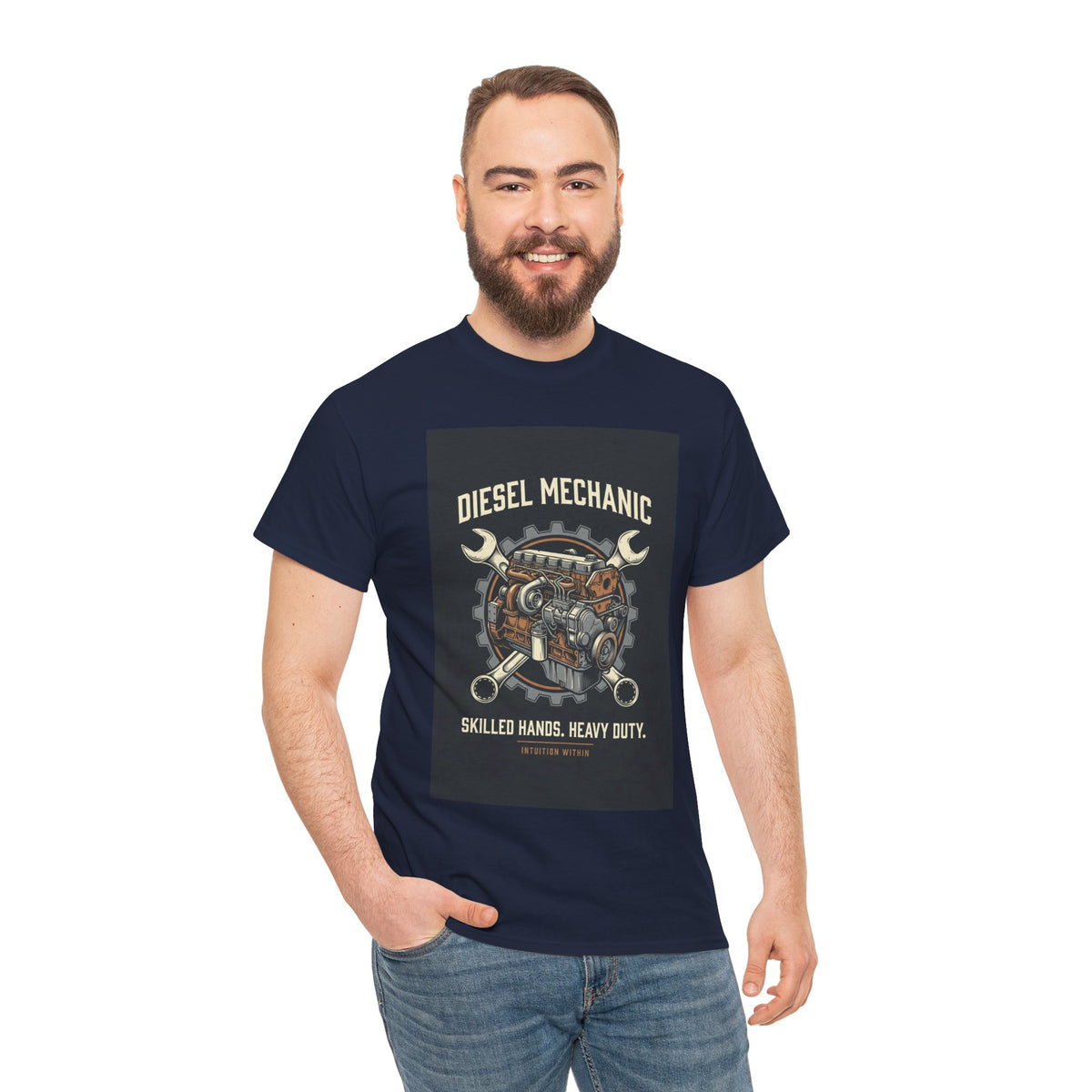 Skilled Hands, Heavy Duty Diesel Mechanic T-Shirt