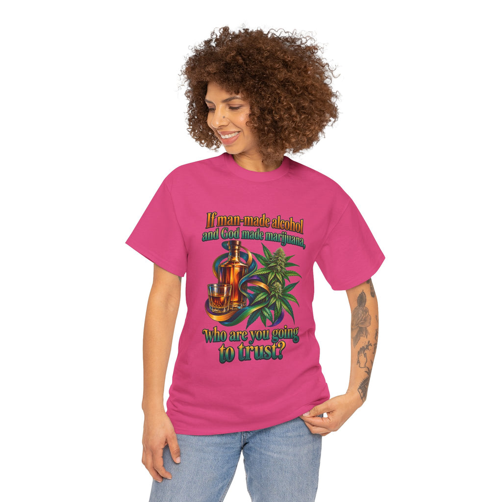 Homemade Alcohol & Cannabis Humor T-Shirt