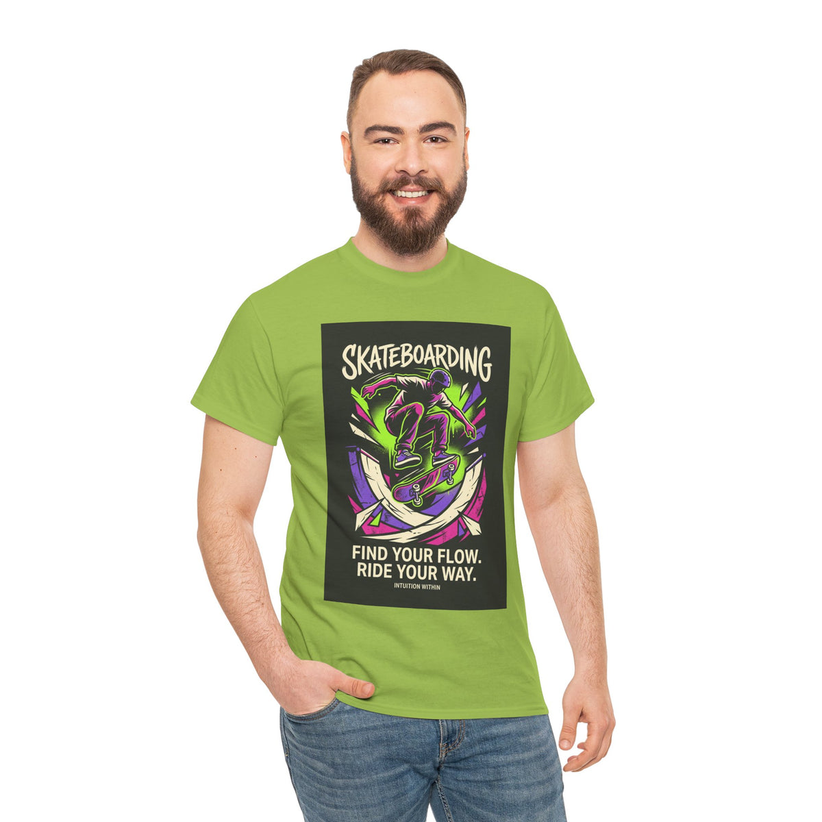 Find Your Flow Skateboarding T-Shirt
