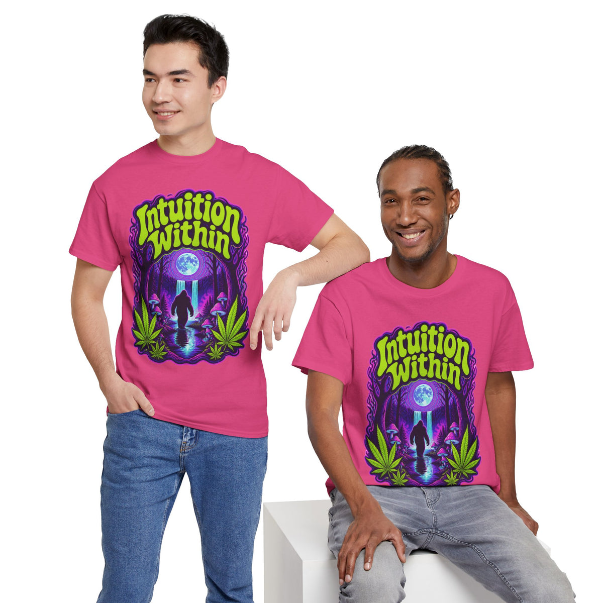 Psychedelic Bigfoot Graphic Tee