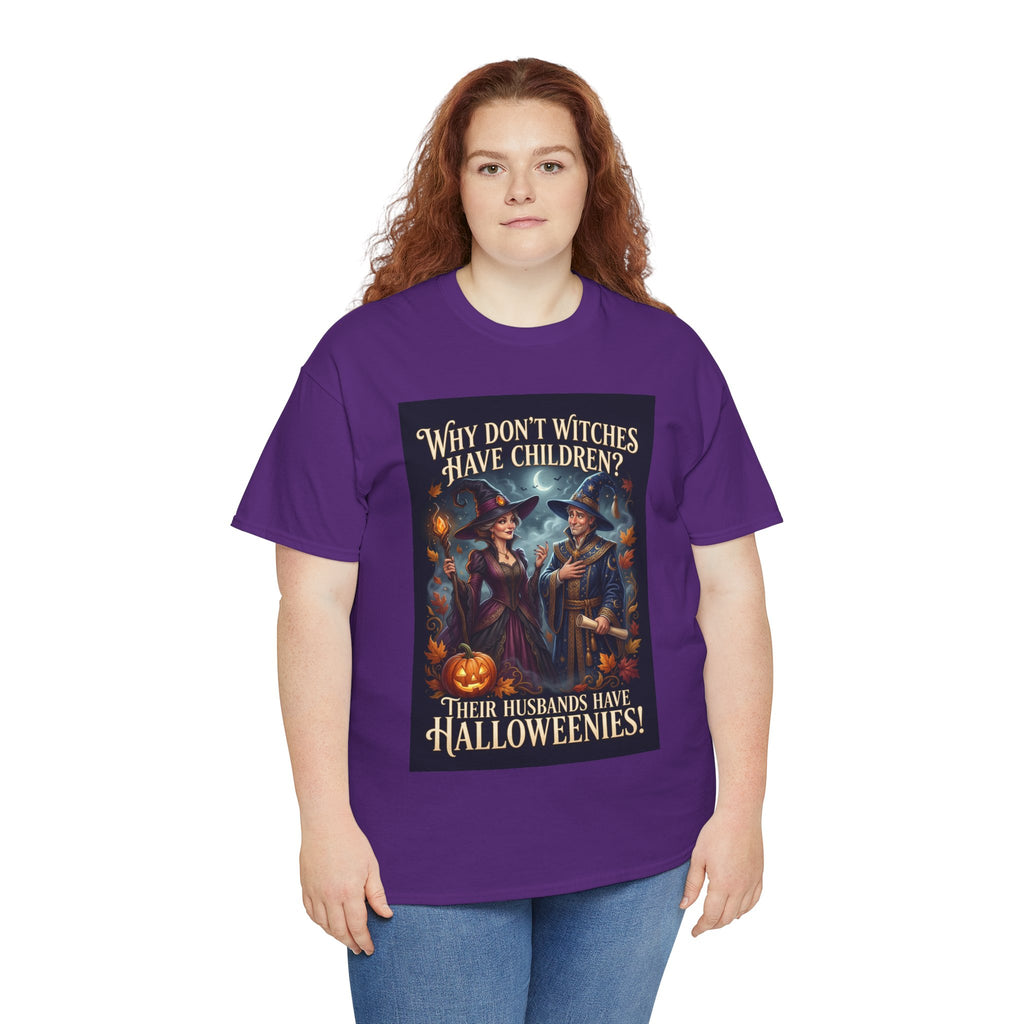 Halloweenies Witch Joke T-Shirt | Cheeky Halloween Humor