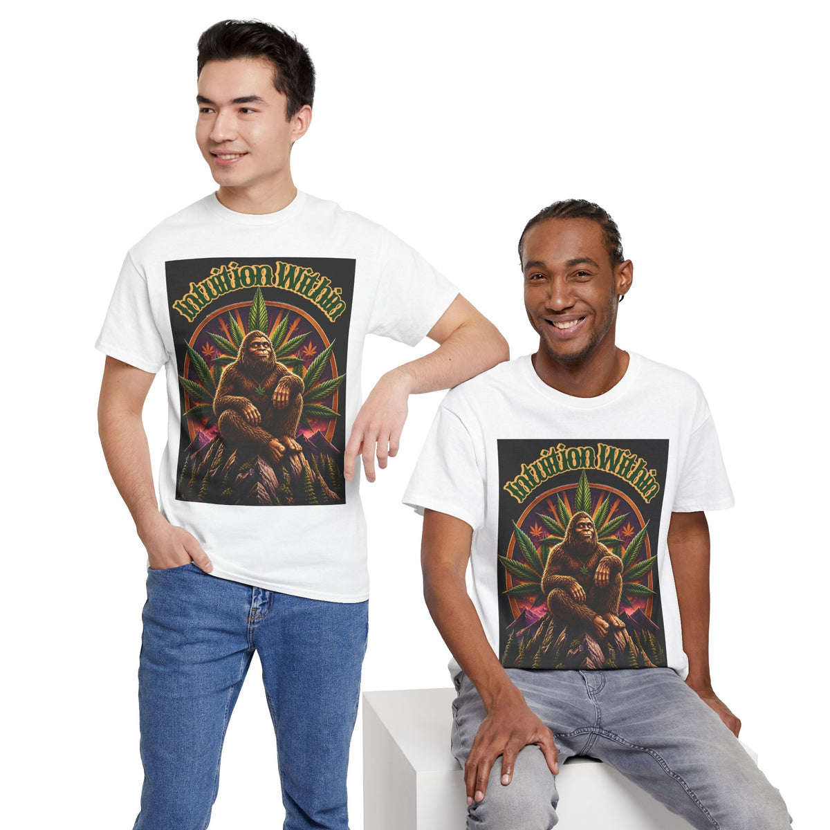 Retro Bigfoot Nature Graphic Tee