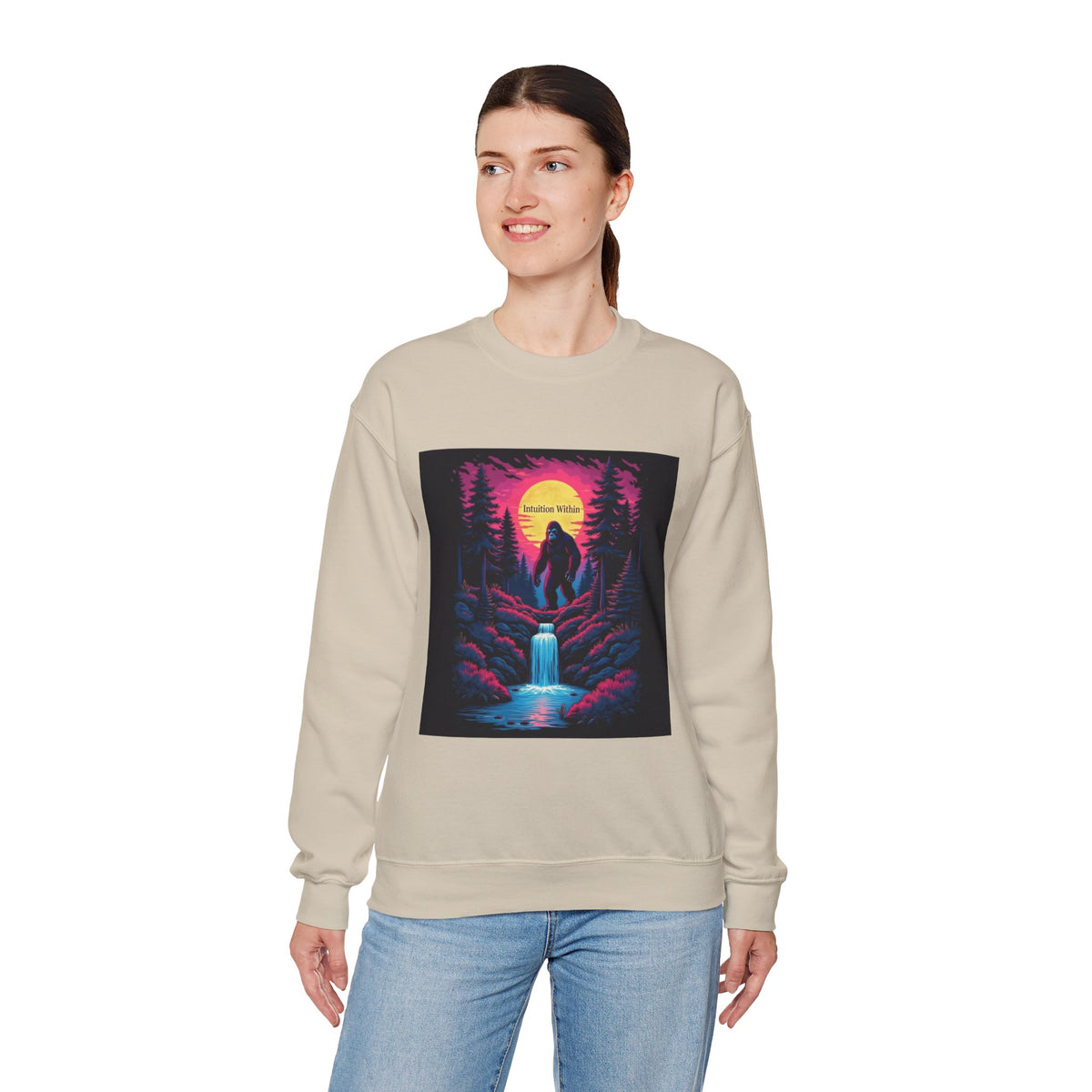 Neon Bigfoot Sweatshirt | Intuition Within